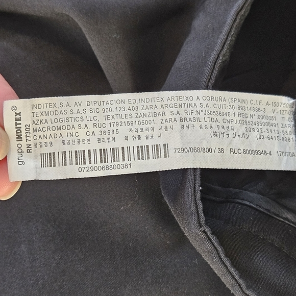 ZARA Woman, Women's Black Pants, Size‎ 6 - Picture 4 of 6